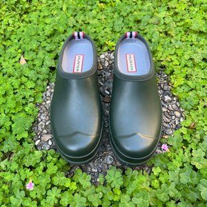 Hunter Play Clogs Women's Size 6 Arctic Moss (Green/Teal)